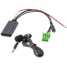 Resim Araba 6pın Aux Bluetooth Ses Giriş Kablosu + Acura Rdx Tsx Mdx Csx İçin Mıc 