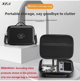Resim Xuweiwei Xfjı Siyah Su Gecirmez Darbe Emici Djı Mini 4 Pro Drone Cantasi Aksesuarlı Hafif Seyahat 