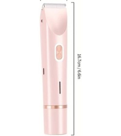 Resim Gateesat Pembe 2si1 Açık Kadın Tüy Alma Aleti Yüz Bikini Bacak Koltukaltı Şekillendirici 