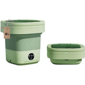 Resim Taşınabilir Çamaşır Makinesi, Mini Yıkayıcı, Büyük Kapasiteli Katlanabilir Yıkayıcı. (Yurt Dışından) 