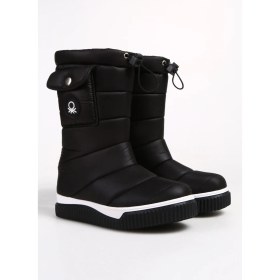 Resim Benetton Siyah Kadın Kar Botu BN-50026 