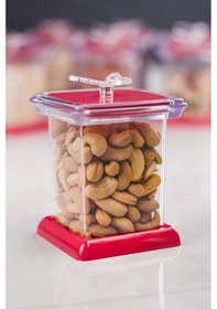 Resim Akrilik Fuşya 12 Li Baharat Kavanozu & Baharatlık & Baharatlık Seti 200 Ml Cam Değildir Renkli Çok Renkli 