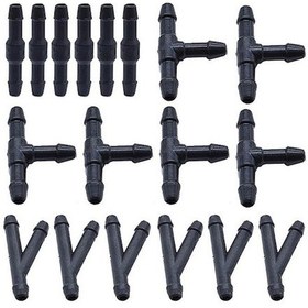 Resim Fastbuy 18 Adet Araba Cam Yıkama Hortumu, Tyı Tipi Boru Bağlantısı Aksesuarları 