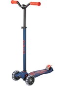 Resim Maxi Micro Deluxe Pro LED Navy Red Scooter 
