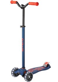 Resim Maxi Micro Deluxe Pro LED Navy Red Scooter 