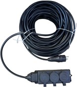 Resim STOREMAX Lü Kauçuk Seyyar Uzatma Kablosu 20 metre 3x2.5 mm 