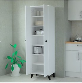 Resim Mobilique Çok Amaçlı Gözde Banyo Dolabı Yedi Raflı 600-00-416 Çok Renkli 