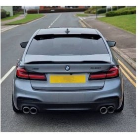 Resim Bmw 5.seri G30 Uyumlu Plastik M4 Cam Üstü Spoyler 