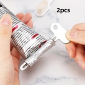Resim 2 adet El Yapımı Diş Macunu Sıkacağı, Tüp Dispenser Aracı, Pigment Sıkacağı, Boyama Aracı, Banyo Aksesuarları 