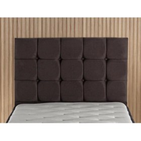 Resim Niron Rama 90cm Tek Kişilik Başlık, Füme Soho Kumaş Yatak Başlığı 
