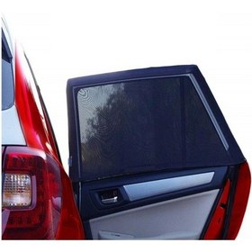 Resim Araba Arka Yan Cam Güneşlik. Otomobil Arka Yan Cam Gölgelik 