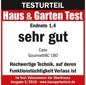 Resim 180 Vakum Makinesi, Caso Gourmetvac Modeli 
