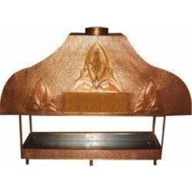 Resim Pimak Bakır Izgara Açık Kömürlü 100 x 45 x 120 (cm) 