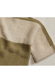 Resim MiniMundoOrganic Unisex Bebek Yeşil Kazak 