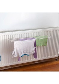 Resim Kalorifer Çamaşır Kurutmalık Askısı Beyaz 