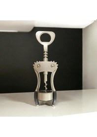 Resim Tirbuşon Çok Amaçlı Paslanmaz Çelik Mantar Ve Metal Şişe Kapağı Açmak İçin Tirbuşon Açık Gri 