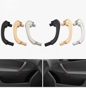 Resim Xuweiwei Beige Sag Arka Iç Kapı Kolu Seti Mercedes Benz W203 C Class Sedan 2000-2007 