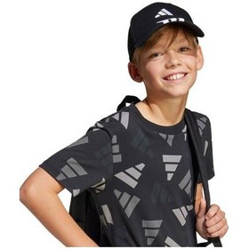 Resim Adidas 3 Stripes New Logo Baseball Siyah Şapka Siyah 