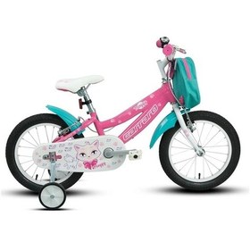 Resim Carraro Moggy Kız Çocuk Bisikleti 210h V 12 Jant Pembe Beyaz Turkuaz Çok Renkli 