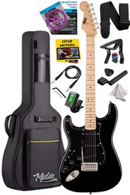 Resim Midex RPH-31BK Solak Elektro Gitar Seti Maple Klavye Strat Kasa SSS Manyetik 