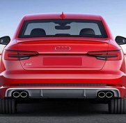Resim Audi A4 2016-2019 Uyumlu S4 Difüzör ve Egzoz Seti 