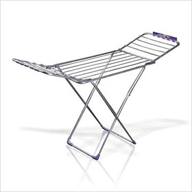 Resim M3 Decorium Katlanır Kanatlı Yer Çizmez Leke Yapmaz Çamaşır Kurutma Askısı Rafı Teli 