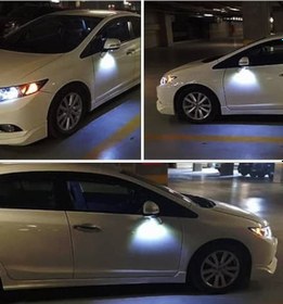 Resim 12v Ayna Altı Ledi Kartal Gözü Ledi Eagle Eye mavi 