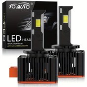 Resim Cloudstore Toauto 2 Adet D3s D1s D8s Led Far 40000lm Canbus Tak Çalıştır Csp Cıp Araba Ampulü 