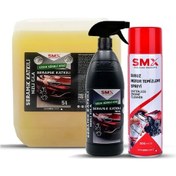 Resim Seramik Katkılı Hızlı Cila 5lt + 750ml + Susuz Motor Temizleme Spreyi 