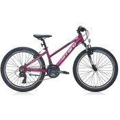 Resim Carraro Force 751 27,5 Jant Shimano Hidrolik Disk Fren 24 Vites Kadın Bisikleti 43cm Mürdüm 