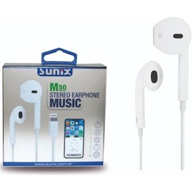 Resim Sunix M50 Lightning Kulak İçi Kulaklık 