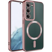 Resim morfide Samsung Galaxy S23 Plus Uyumlu Kılıf Magsafe Wireless Şarj Özellikli Zore Setro Silikon 