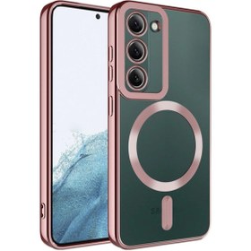 Resim morfide Samsung Galaxy S23 Plus Uyumlu Kılıf Magsafe Wireless Şarj Özellikli Zore Setro Silikon 