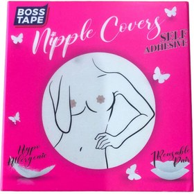 Resim Boss Tape GÖĞÜS UCU KAPATICI PED SİLİKON CİLDE UYGUN YAPIŞKANLI 