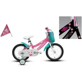 Resim Carraro MOGGY KIZ ÇOCUK BİSİKLETİ 250H V 20 JANT SİYAH ALTIN PEMBE 