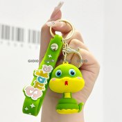 Resim Silver1 Gıoıo Anahtarlık Küçük Kolye Hediye Sevimli Üç Boyutlu Bebek Okul Çantası Çanta Çekicilik (Yurt Dışından) 