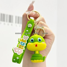 Resim Silver1 Gıoıo Anahtarlık Küçük Kolye Hediye Sevimli Üç Boyutlu Bebek Okul Çantası Çanta Çekicilik (Yurt Dışından) 