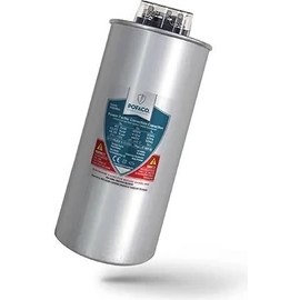 Resim Pofaco Silindir Trifaze Kondansatör 40 Kvar 400-440V 