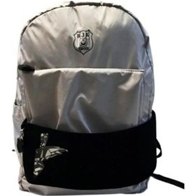 Resim Beşiktaş Orijinal Lisanslı Spor Sırt Çantası Kartal Bant Detaylı Bjk Siyah Çanta Siyah - Antrasit 