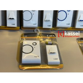 Resim Kassel Aydınlatma CT-103 Kablosuz Uzaktan Kumandalı Kapı Zili Hasta Çağrı Cihazı 50-100 mt 