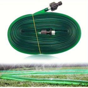 Resim 30m Yüksek Performanslı Sulama Hortumu - Yapraklar, Çiçek Yatakları ve Bahçeler için Düz Esnek PVC Damlama Sistemi - Dört Mevsim İçin Uygun, US/EU Bağlayıcı ile Bahçe Sulama Çözümü 