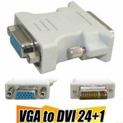 Resim 24+1 Pin Dvı-d-d-m To Vga-f Adaptörü Video Bilgisayar Monitör Adaptörü-25 Pin (çift Bağlantı) Dvı 