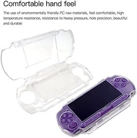 Resim Xspeedonline Sony PSP 3000 Serisi, PSP Slim 2000 Serisi ile Uyumlu Şeffaf Geçmeli Kristal Sert Kılıf Kapak Toz ve Çiziklere Karşı Korumalı 