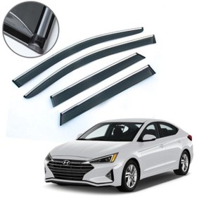 Resim Carmind Hyundai Elantra Krom Çıtalı Cam Rüzgarlığı 2020- 