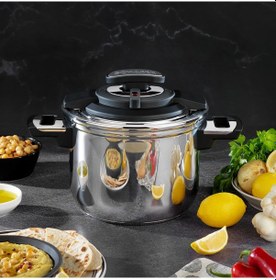 Resim Schafer İn Safe Düdüklü Tencere 7 Lt-siyah Siyah 