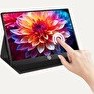 Resim NPO NPM6T 15.6" IPS FHD 5ms 60Hz Type-C Telefon - Oyun Konsolu Uyumlu Dokunmatik Taşınabilir Monitör 