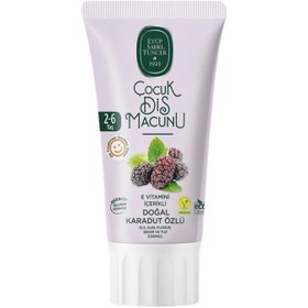 Resim Eyüp Sabri Tuncer Doğal Karadut Özlü Çocuk Diş Macunu 60ml 