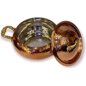 Resim Efemir Dövme Bakır Trabzon Güveci 18 cm 