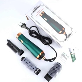Resim 3 In 1 Fırçalı Taraklı Saç Kurutma Makinesi Şekillendirici Düzleştirici Bukle Yapıcı Iyonizer Fön 