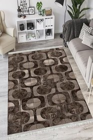 Resim Patchwork Westa Kaymaz Tabanlı Yıkanabilir Antibakteriyel Dijital Baskı Patchwork Halı Kilim, PW-8032B-WST-100X500 